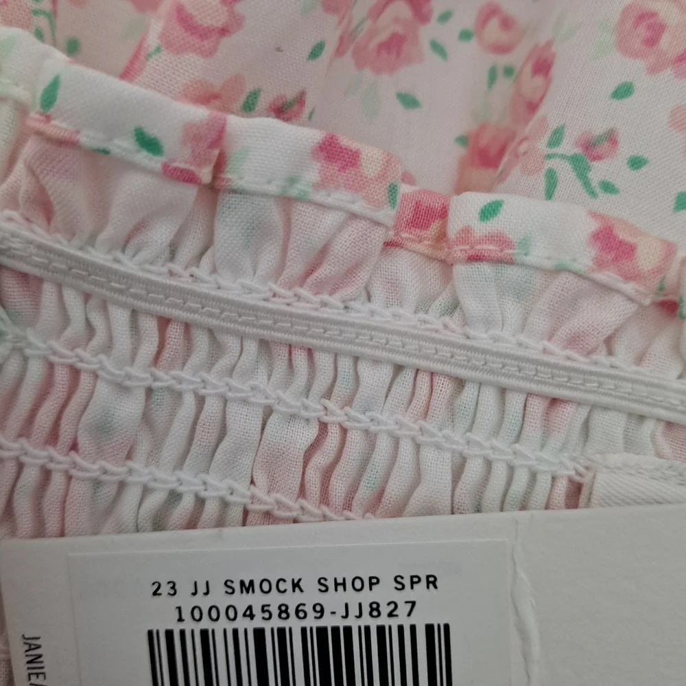 Janie and Jack The Emily floral smocked Sundress Dress Petal pink - Picture 8 of 9